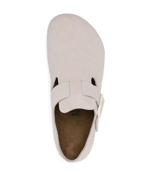 Birkenstock White London Suede Sandals for men