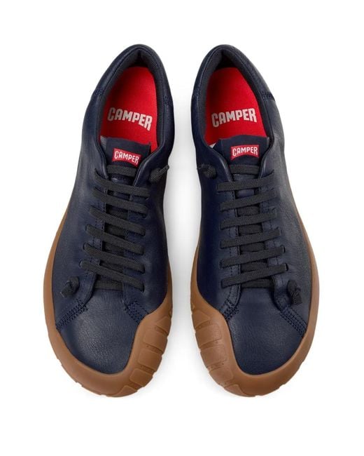 Camper Blue Peu Path+ Leather Sneakers for men