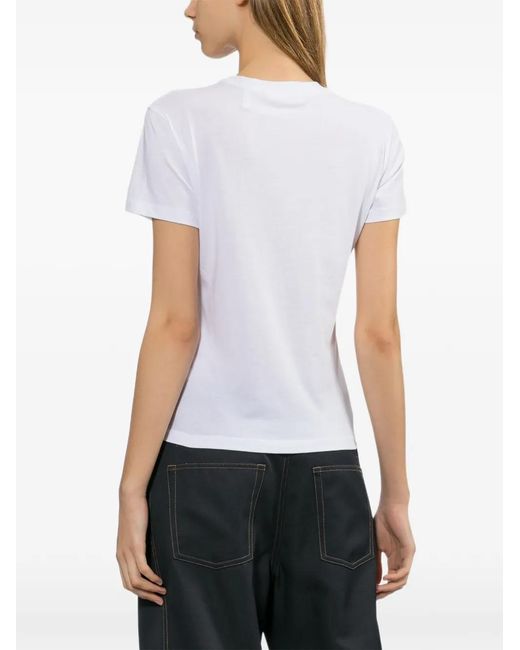 Helmut Lang White Crewneck T-Shirt