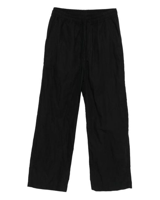 Thom Krom Gerade Hose mit elastischem Bund in Black für Herren