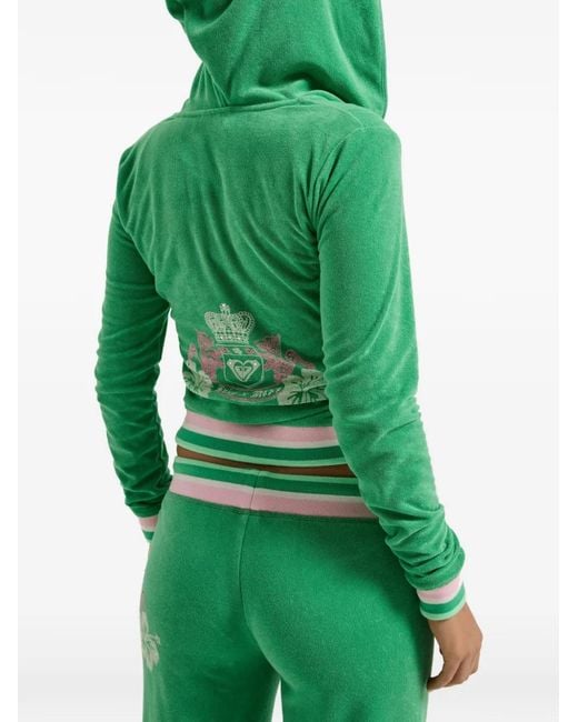 Juicy Couture Green X Roxy Logo-Print Track Pants