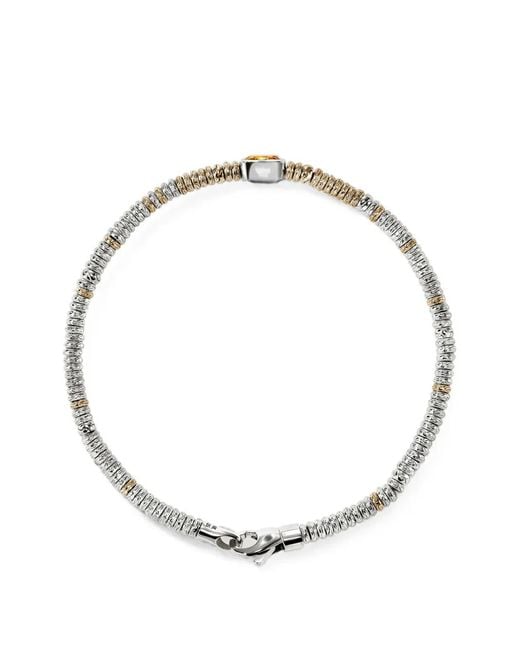 John Hardy White Heishi Citrine Bracelet