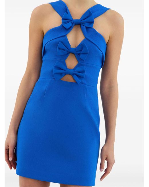 Rebecca Vallance Blue Antonella Mini Dress