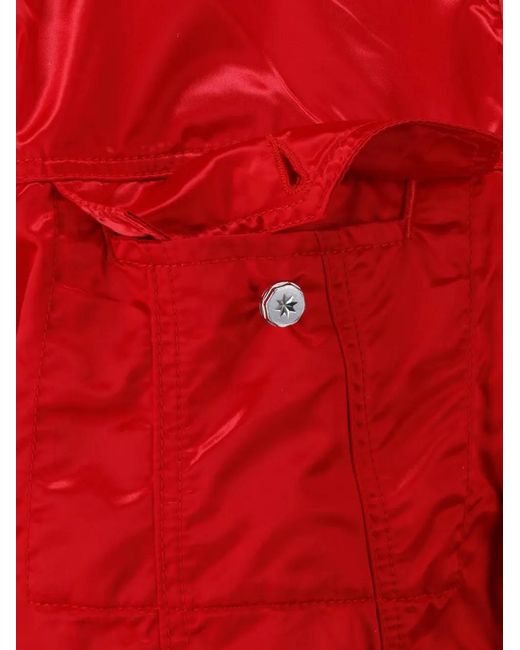 PDF Red Logo-Detail Bomber Jacket for men