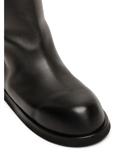 Marsèll Black Gigante Leather Boots