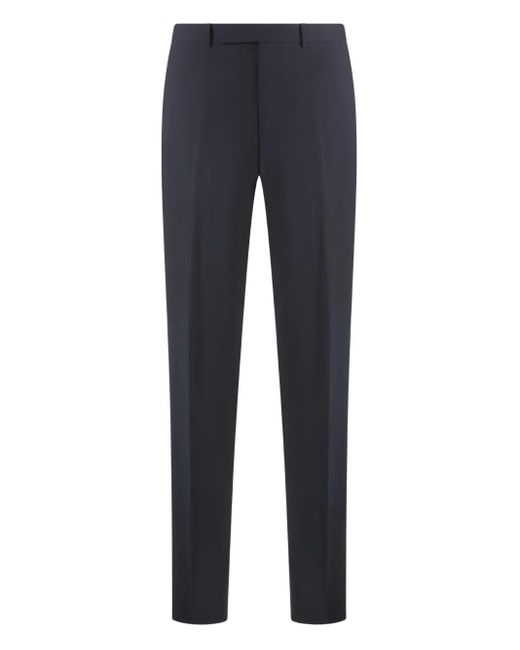 Pantalones de vestir de lana Zegna de hombre de color Blue