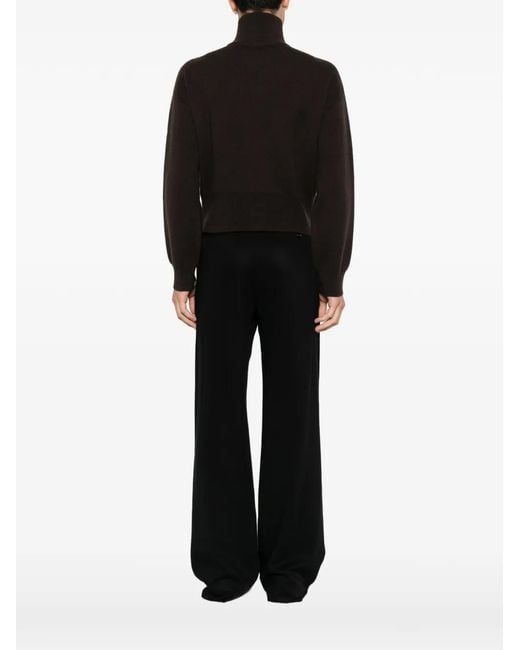 Extreme Cashmere Black 385 Xtra Cute Zip-Up Sweater