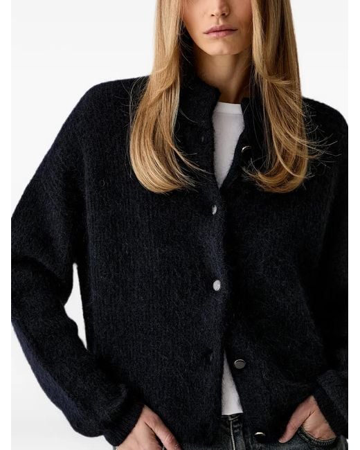 Gestuz Black Gzdebbie Button-Up Cardigan