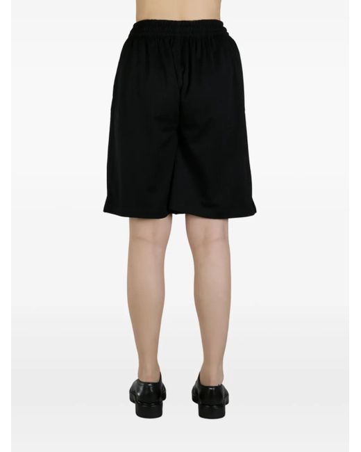 Alexander Wang Logo-print Track Shorts Black