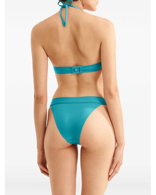 Top De Bikini Bord Eres de color Blue