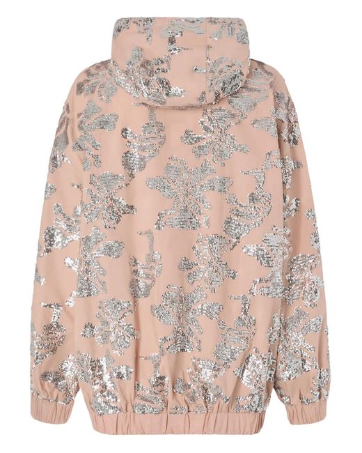 Pinko Pink Floral-Patterned Jacket