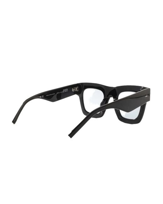 Occhiali Da Sole Banon Squadrati di Kaleos Eyehunters in Black