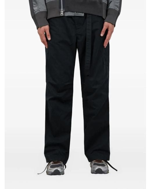 メンズ Sacai リップストップ カーゴパンツ Black