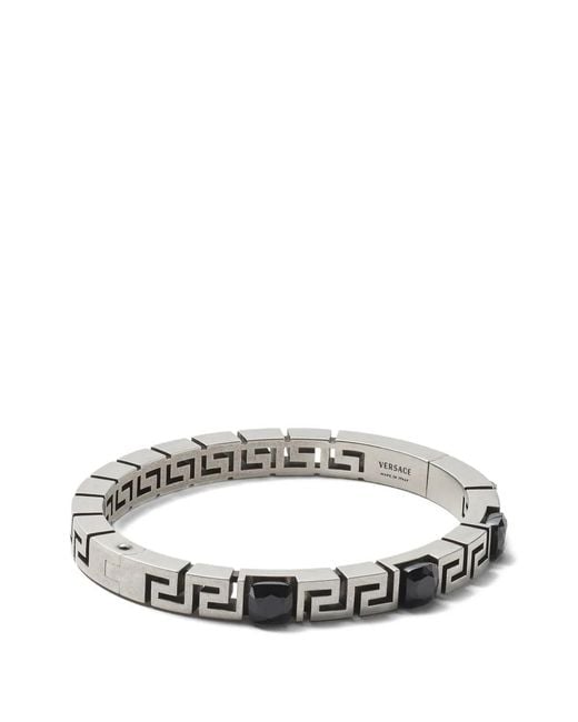 Versace White Greca Bracelet