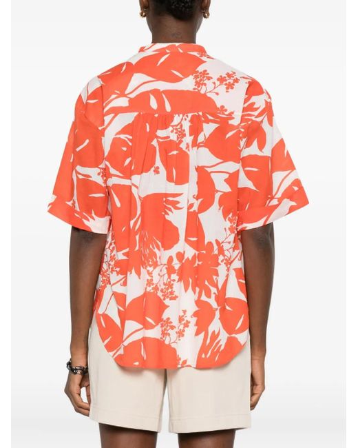 Marc O' Polo Red Jupe Longue À Fleurs