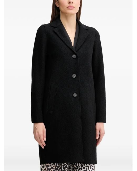 Ouí Black Button Coat