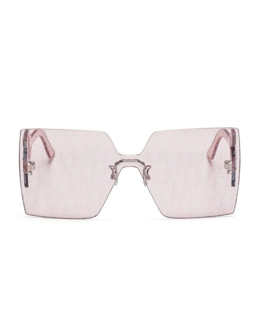 Dior Sonnenbrille mit transparentem Gestell in Pink | Lyst DE