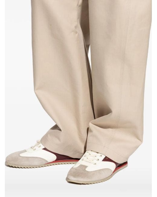 Paul Smith White Suede Panelled Sneakers for men