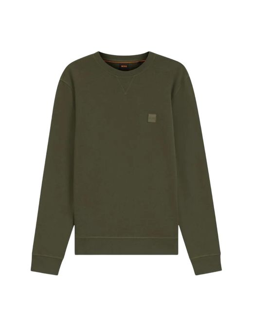 Boss Green Logo-Patch Sweatshirt for men