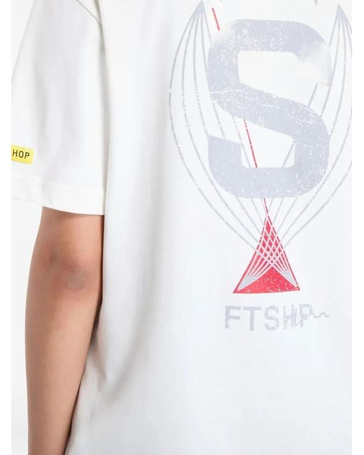 Adidas White X Footshop X Sparta Crest T-Shirt