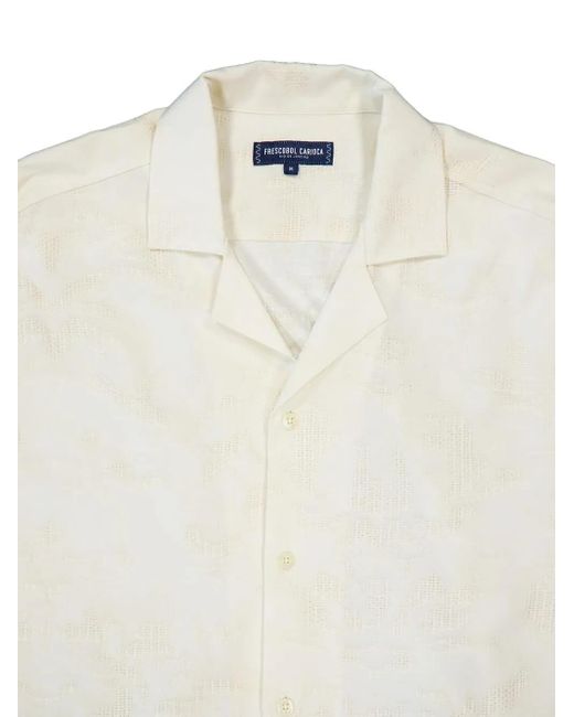 Frescobol Carioca White Safra Shirt for men