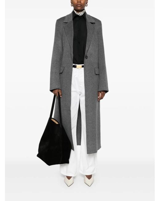 Totême  Gray Wool Coat