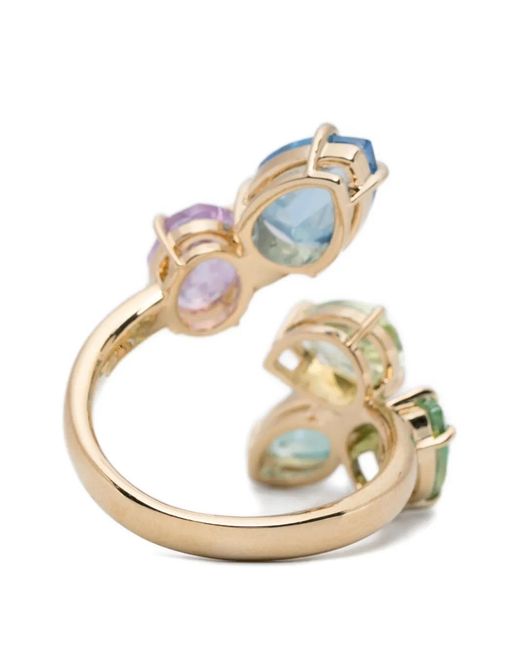 Swarovski Blue Mixed-Cuts Ring