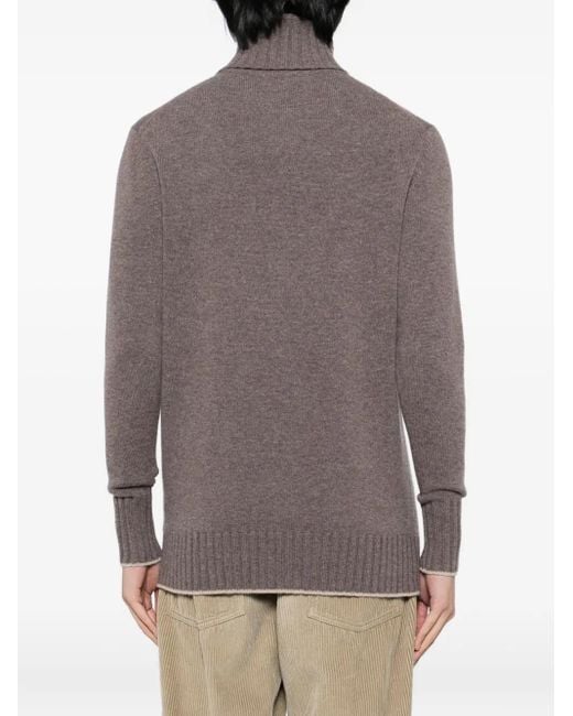 メンズ N.Peal Cashmere Brompton セーター Gray