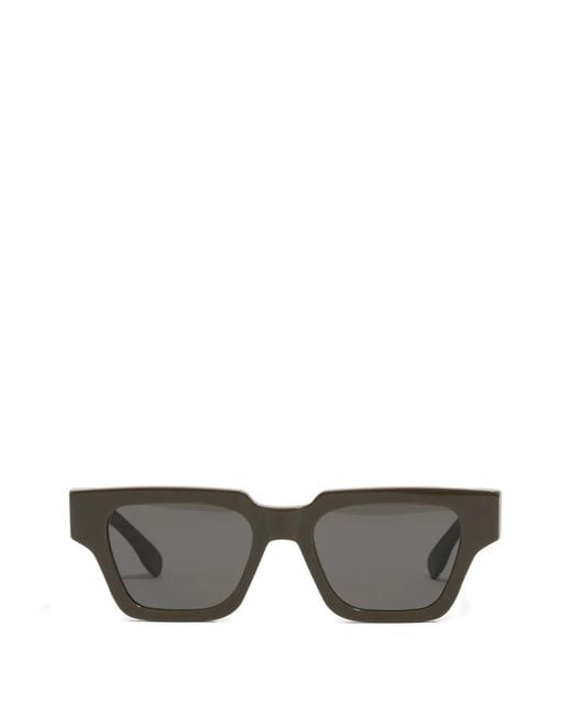 Bimba Y Lola Gray Geometric-Frame Sunglasses
