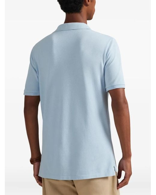 Polo Ralph Lauren Blue Polo Bear-Embroidered Polo Shirt for men