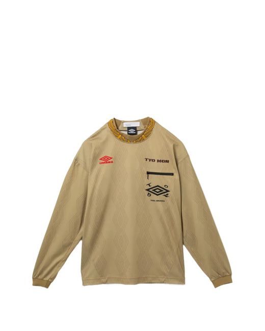 Toga Natural X Umbro Patterned Long-Sleeve T-Shirt for men