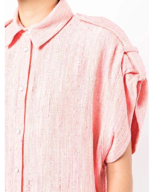 Camisa Con Botones IRO de color Pink