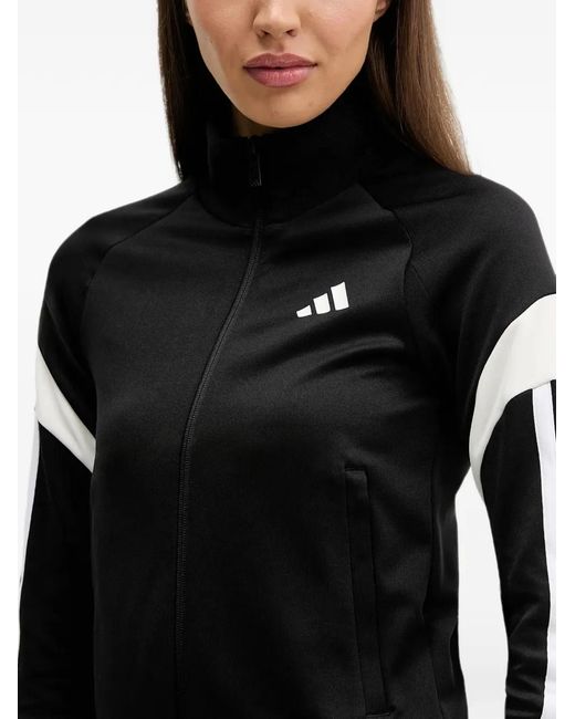 Adidas Black Tiro Nations Stripe Logo Sweatshirt