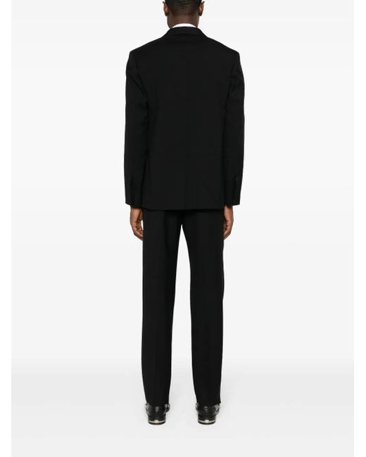 Jil Sander Black Single-Breasted Wool Suit for men