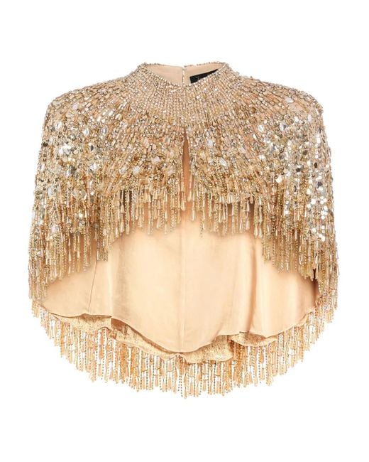 Jenny Packham Natural Chantelle Cape