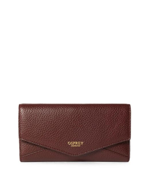 Osprey Purple Medium Core Leather Wallet