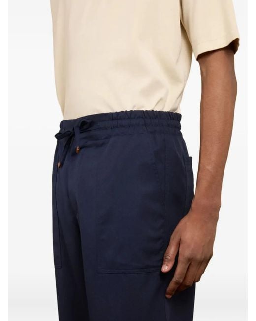 メンズ Drole de Monsieur ドローストリング パンツ Blue