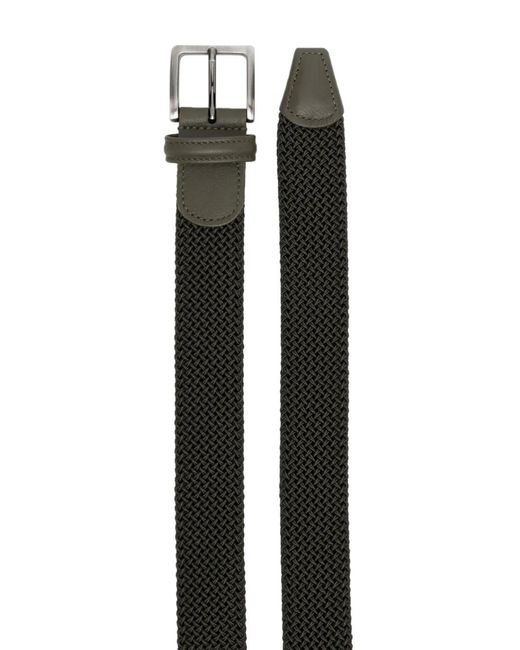 Andersons Black Elastic Woven Belt for men