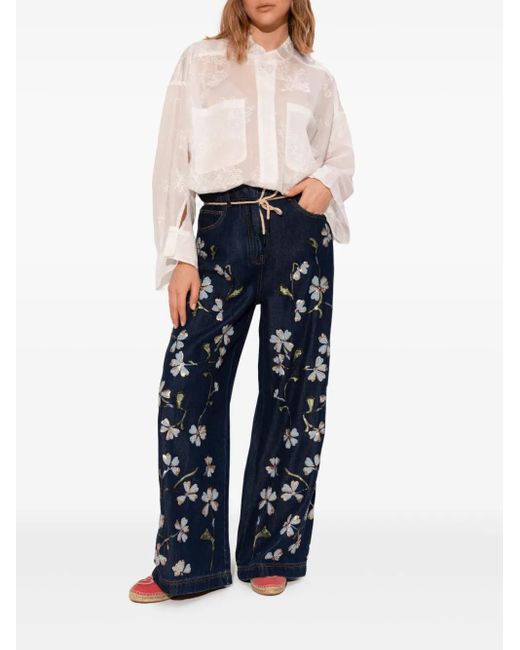 Espadrilles Butterfly Sophia Webster en coloris Red