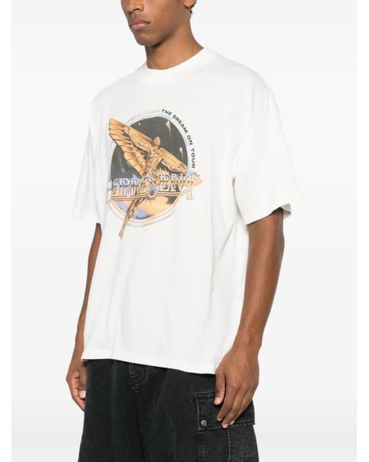 Represent White T-Shirts for men