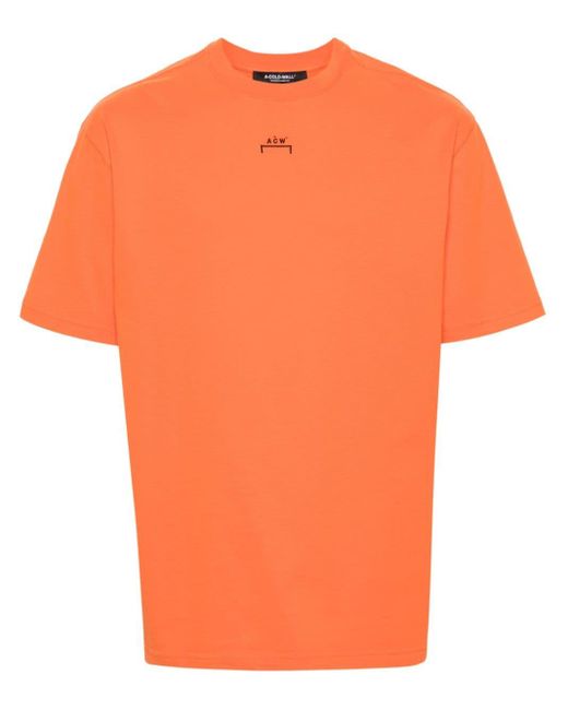 A_COLD_WALL* Orange Essential Cotton T-shirt for men
