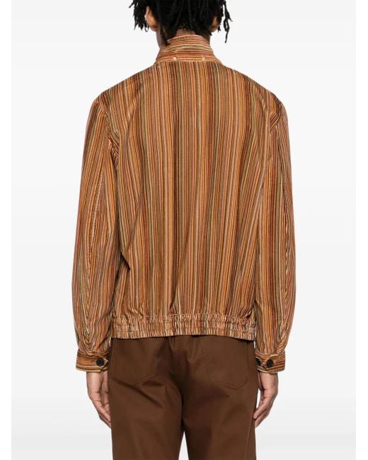 Chaqueta A Rayas Paul Smith de hombre de color Brown