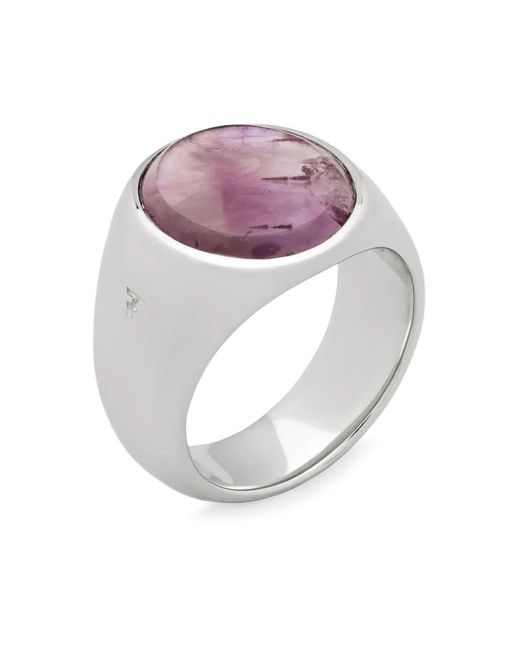 Tom Wood Pink Oval Sakura Ring
