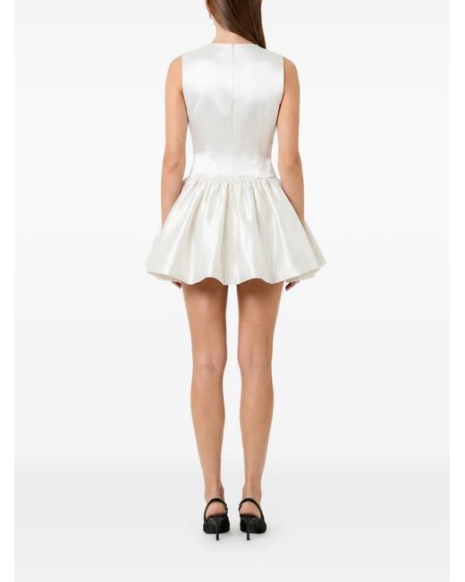 Nicholas White Karina Gathered Sleeveless Mini Dress