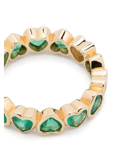 SHAY Metallic 18K 'Heart Diamond Band Ring