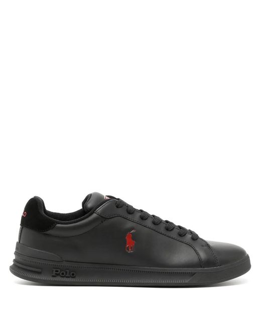 Polo Ralph Lauren Black Hrt Ct Ii Low Top Sneakers for men