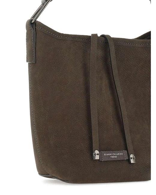 Gianni Chiarini Brown Chain-Handle Shoulder Bag
