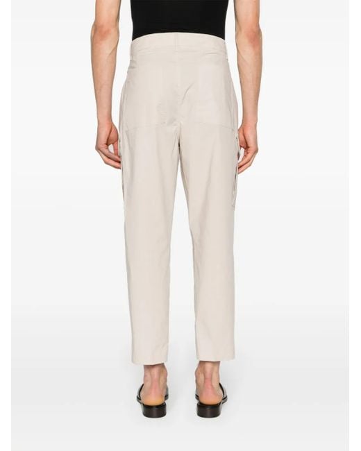 Etro Natural Straight-Leg Poplin Trousers for men