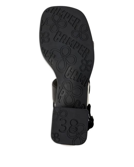 Camper Black Sandales Kora Twins À Boucle