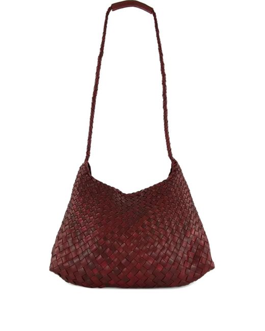 Dragon Diffusion Red Santa Rosa Leather Shoulder Bag